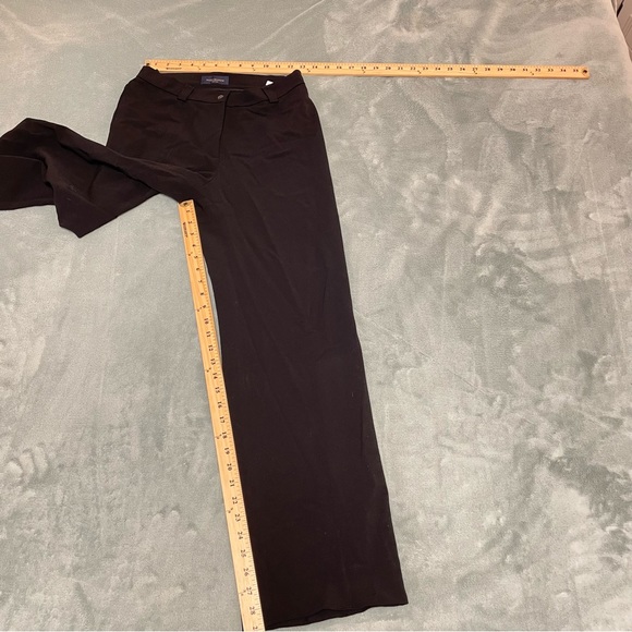 Piazza Sempione Pants High Waisted  Wide Leg Wool Blend Black Size IT 40… - Picture 4 of 12